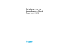 HAGER - TABELA PVP APARELHAGEM DE MURAL 2023