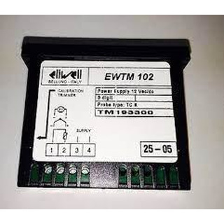 AQ10128 TERMOMETRO EWTM 102 PT100 12V ELIWELL