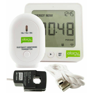 EFERGY - Kit 1x Monitor E2| 1x Sensor CT (Tipo1) 1x Transmissor 1x elink (software) 1xCabo USB E2C-CT