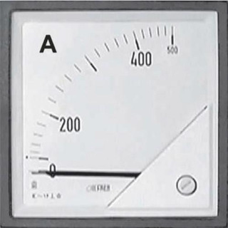 Amperimetro de Leitura Direta 72x72mm 0-100 2In