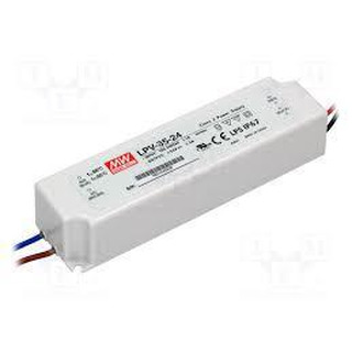 Fonte de Alimentação Comutada para Leds 24Vdc 1.5A 36w IP67 LPV-35-24