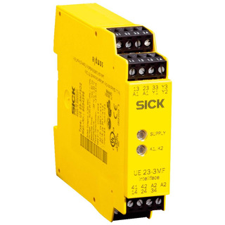 SICK - Relé de Segurança 1Canal para Emergência UE23-3MF2D2
