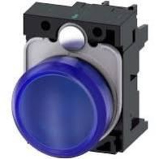 Sinalizador Completo Redondo Azul 22mm 3SU1102-6AA50-1AA0