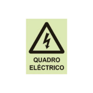 S3FSigns - 4084 PREVENÇÃO DE PERIGOQUADRO ELECTRICO 100X150