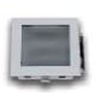 Downlight Encastrar Quadrado Com Vidro Com Lâmpada 18W PLC SL70025BR
