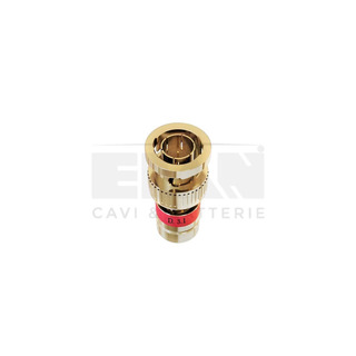 Ficha BNC Compressão Ouro