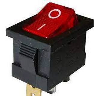 Mini Interruptor Painel RS22-B Vermelho 09010102