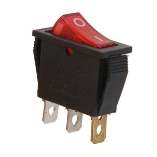 Mini Interruptor Painel RS22-B Luminoso Vermelho 09010202