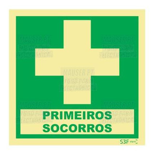 Placa Fotolum.150x150 Primeiros Socorr. Emergência