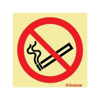 S3FSigns - Placa Fotolum. Proibido Fumar 200x200 Proibição