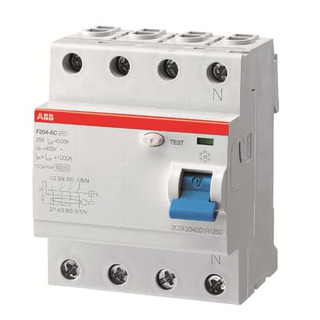 F204AS-63/ 0.5 Interruptor Diferencial 4P 63A 500mA Tipo A Seletivo