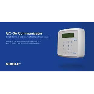 Comunicador GSM 6 Entradas/ Saidas 12/ 24Vdc com Backup Saliente Branco GC-36 NIBBLE