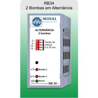 MEGA - Relé Alternância com Temporização 230Vac 2RE 2 Bombas RB3423A3