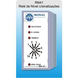 MEGA - Relé de Nivel com Sinalização 220Vac 1Inversor RN4122A1
