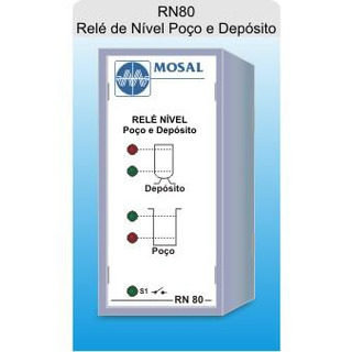 MEGA - Relé de Nivel para Poço/Deposito 380Vac 1Inversor RN8038A1