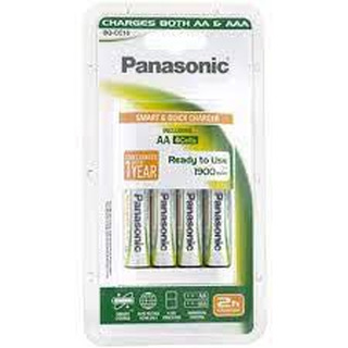 Panasonic - Carregador de 4 Pilhas Recarregáveis LR3/LR6 K-KJ55MGD40E