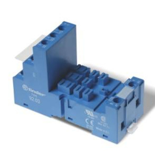 Finder - Base para Relé Miniatura 11 Polos Ligação por Parafuso Azul para Serie 62