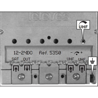 Amplificador de Mastro 3E/ 1S UHF-VHF Misto
