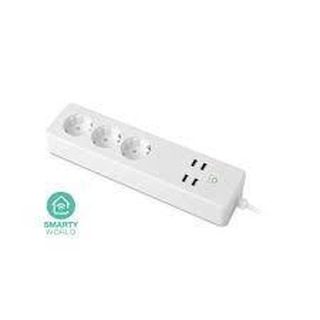 Bloco Multiplo Inteligente 3T  4USB WIFI 3G1.5mm com Cabo 1.75mts com Interruptor