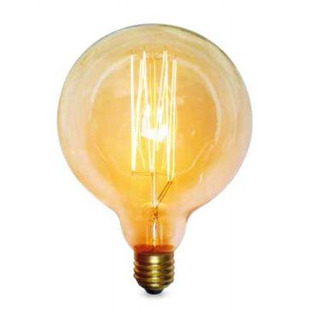 Lampada Filamento Carbono Led Globo G125 40W E27 2700K