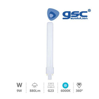 Lampada Led SMD PL9W G23 26x236 6000k