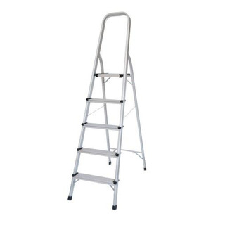 Escadote Aluminio 5 Degraus 150Kg
