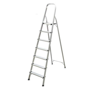 Escadote Aluminio 7 Degraus 150Kg