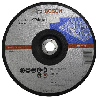 Bosch - Disco Corte Concavo Standard Metal 230x3mm