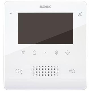 Elvox - Monitor Saliente 4.3 Due Fili Branco 7559