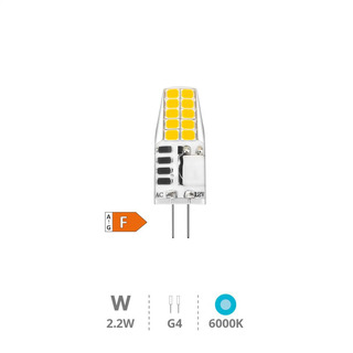 Lampada de Led 2,2W G4 12V 240Lm 6000K