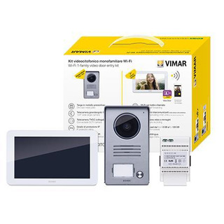 Kit de Video porteiro Unifamiliar com Wi-Fi com Monitor Touch Screen de 7 K40955