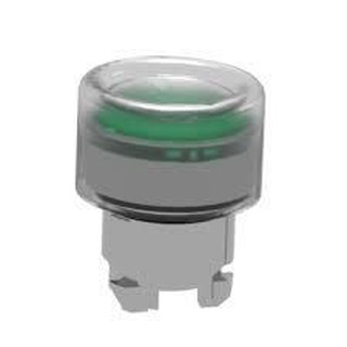 Schneider - Cabeça Botão Luminoso para Led Verde com Proteção IP44 para Furo 22mm ZB4BW533