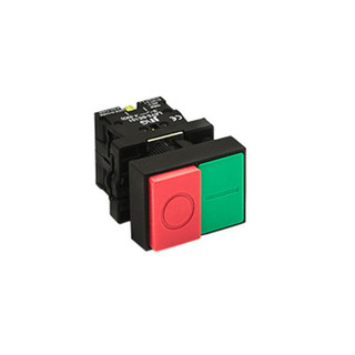 SOFLIGHT - Botão Duplo Metálico Vermelho/Verde 1NO/1NC SLCPB02BL8325