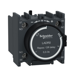 Schneider - Bloco De Contato Temporizado Atraso Á Operação 0.1/3s Com NA NF LADR0