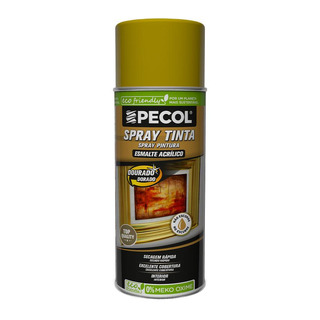 PECOL - Spray Tinta Acrilica Dourado 400ml