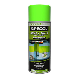 PECOL - Spray Tinta Acrilica Fluorescente Verde 400ml