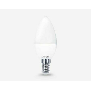 Aron Light - Lampada de Led Vela Opalina E14 6W 540Lm IP44 6500k ILAR-00415