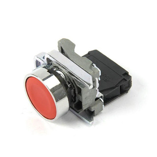 Botão Pressão Metálico M22 29mm Vermelho 1NC SLCPB02BA42