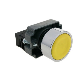 Botão Pressão Plástico  Luminoso Amarelo 1NO 230V SLCPB01AW3561
