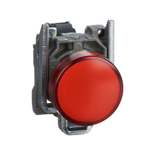 Botão Pressão Plástico Luminoso Vermelho 1NC 230V SLCPB01AW3462