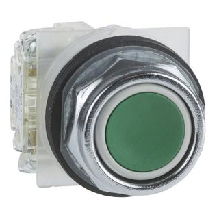 Schneider - Botão Pressão Verde 1NO 230V 9001KR1GH5