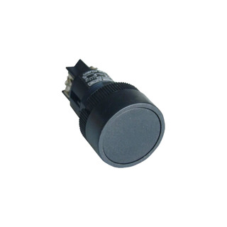Botão Pressão Plástico M22 - 28,7mm Preto 1NO SLCPB01AA21