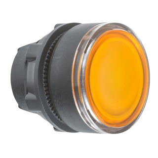 Schneider - Cabeça de Botão Luminoso para Lampada BA9S Amarelo ZB5AW35