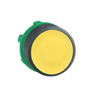 Schneider - Cabeça De Botão Pressão Amarelo Para Furo 22mm ZB5AA5