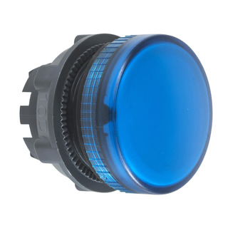Cabeça De Sinalização Azul Para Lâmpada BA9S Para Furo 22mm ZB5AV06