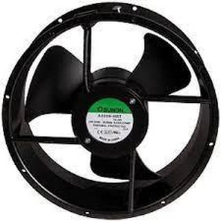 Ventilador Axial Compacto Redondo Metálico 254x89mm 56W 1445m3/ h 230Vac IP20 A2259-HBT-TC.GN