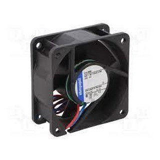 Ventilador 60x6025 24Vdc 5600Rpm 46m3/ h Classe B IP20 614NGH