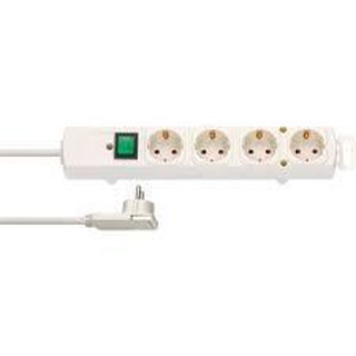 Bloco de 4 Tomadas Schuko com Interruptor e Cabo 2m 3500W 1 15312 0 100