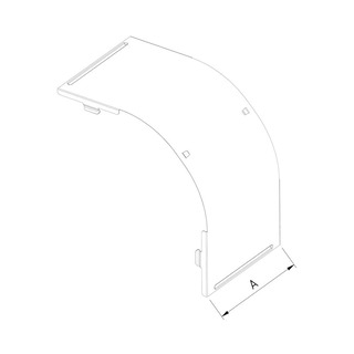 Tampa para Curva Convexa 100 Galvanizada a Quente CT60-CFB90-100-DG 1160202748