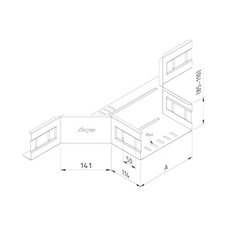 Derivação em T 150X60 Sendzimir (CT60-BR-150-PG)